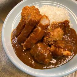ダブルチキンカツカレー