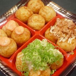 伊たこ焼 4種盛り16コ