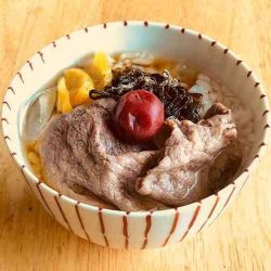 料亭の味 冷やし豚しゃぶ梅茶漬け