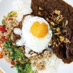 カレー&ガパオ