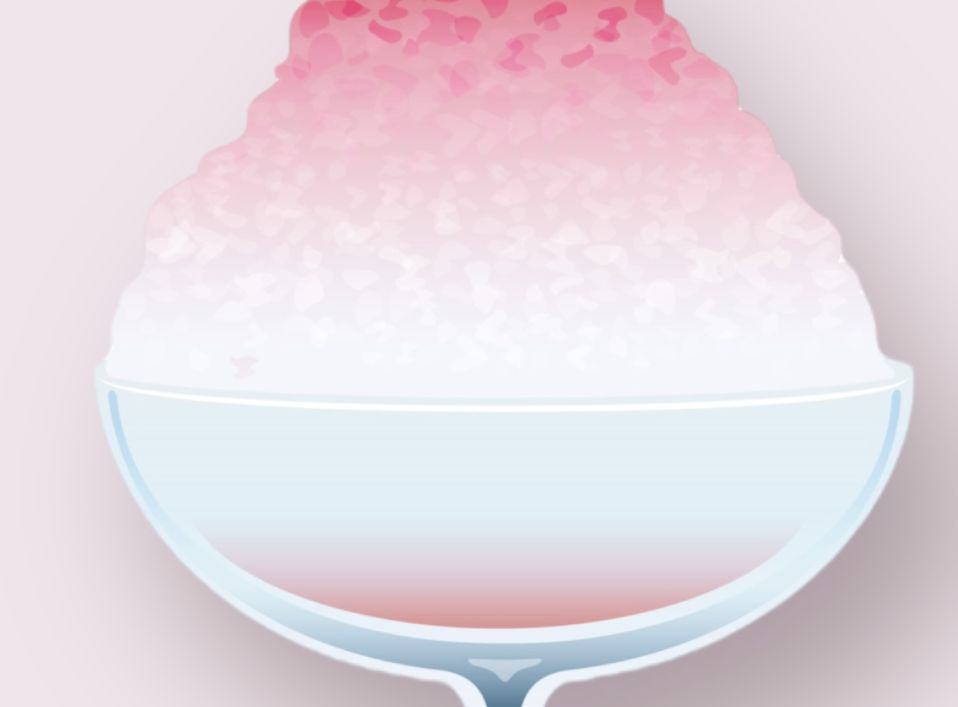 かき氷（いちご・ブルーハワイ・メロン）
