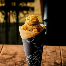 やきいもモンブラン塩バタークレープ