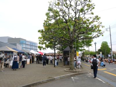 多彩なフード出店も魅力のひとつ。結いのおとで味の世界旅へ。