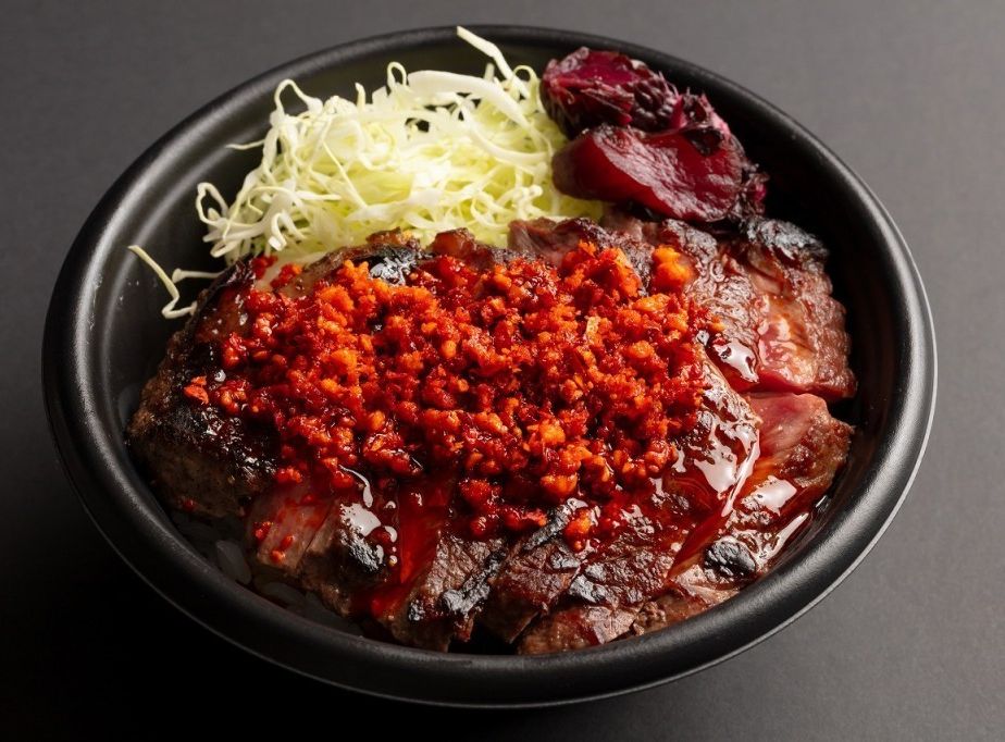 麻辣ビフテキ丼