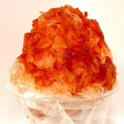 日光天然氷のかき氷　とちおとめ