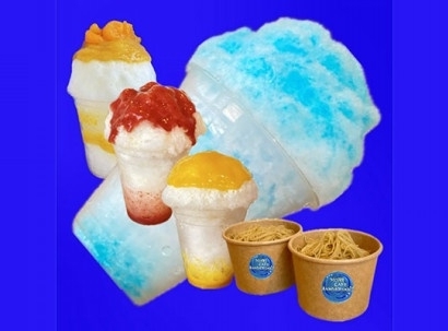 かき氷 / 1㎜絞りモンブランケーキ