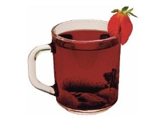 いちごの果肉入りグリューワイン