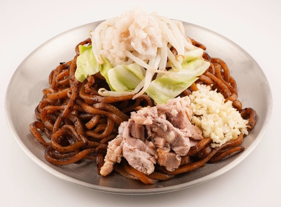 極太背脂焼きそば