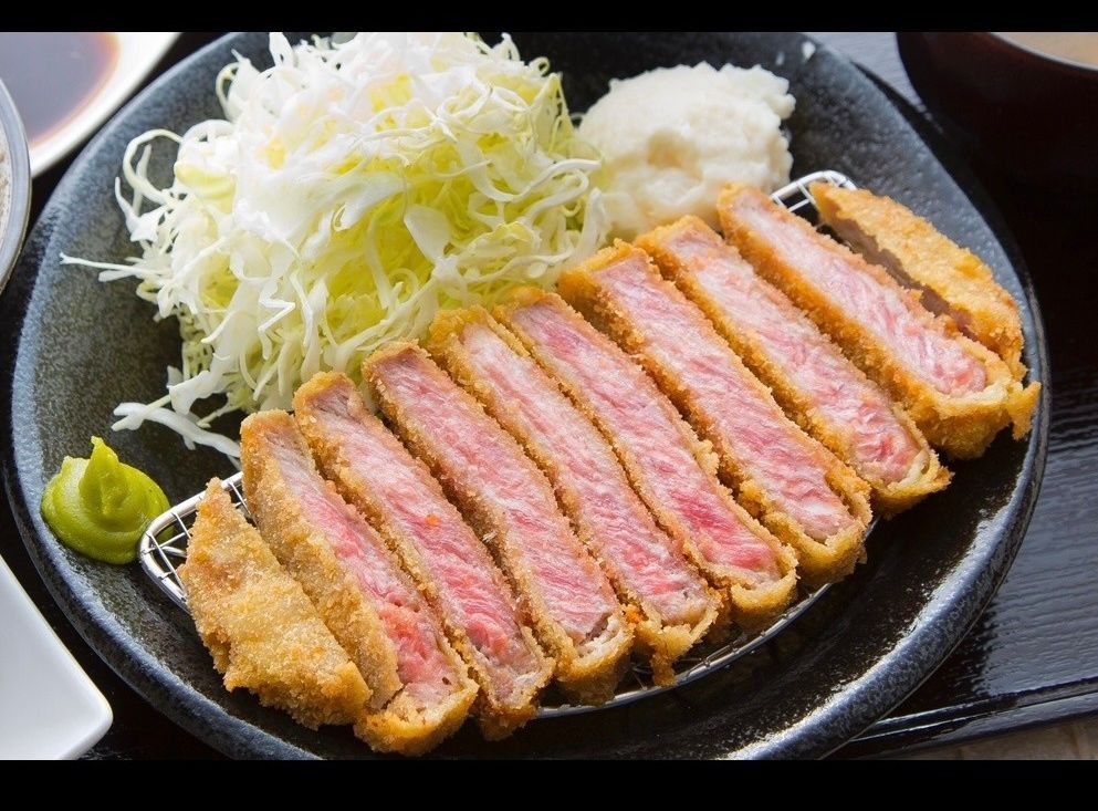 霜降りサーロインの牛とろかつ