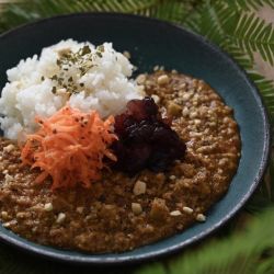 ローズポークと蓮根のキーマカレー