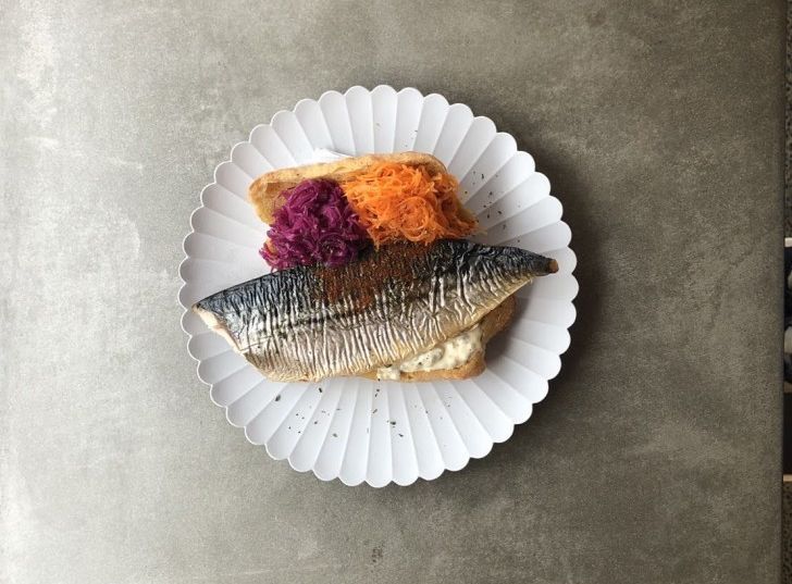 鯖サンド