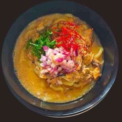 青森の 鯖だし濃厚ごまみそラーメン