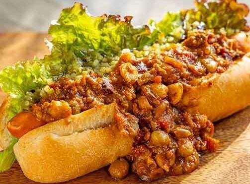 ホットドック（チリビーンズ）