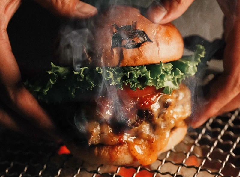 黒毛和牛ダブルチーズバーガー