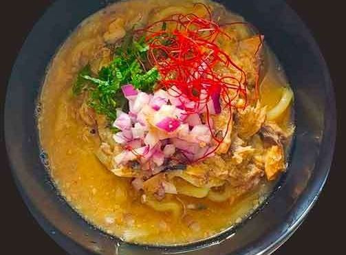 青森の 鯖だし濃厚ごまみそラーメン