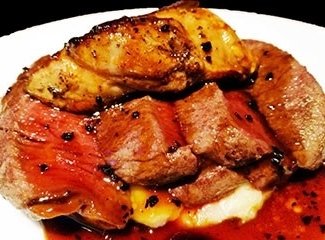 【数量限定】ビーフステーキとフォアグラのソテー