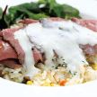 チーズリゾット風ローストビーフボウル