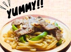 ジンギスカン焼うどん