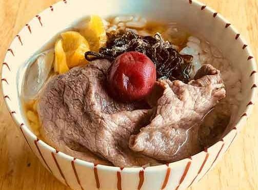 料亭の味 冷やし豚しゃぶ梅茶漬け