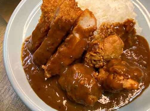 ダブルチキンカツカレー