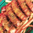 ドイツ屋台のカリーブルストソーセージ