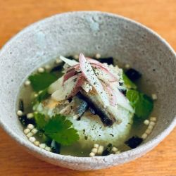 天然鮎の山茶づけ FUJI（温・冷）