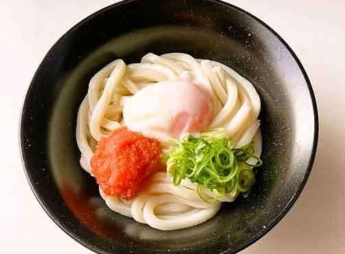 めんたい温玉うどん