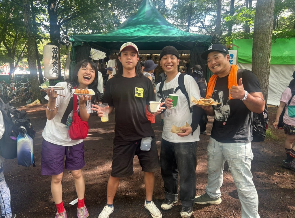 フジロックに初出演したthe Tiger。ライブ前にエネルギーチャージしたフェスごはんは？