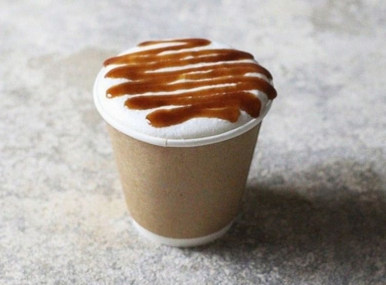 ホットキャラメルラテ