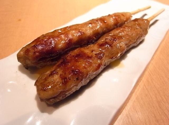 炭火焼　軟骨入りつくね（２本）柚子塩だれor秘伝のタレ