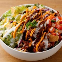 メキシコ料理屋のタコライス