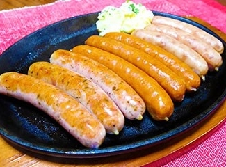 3種のヴルストヒェン盛り合わせ