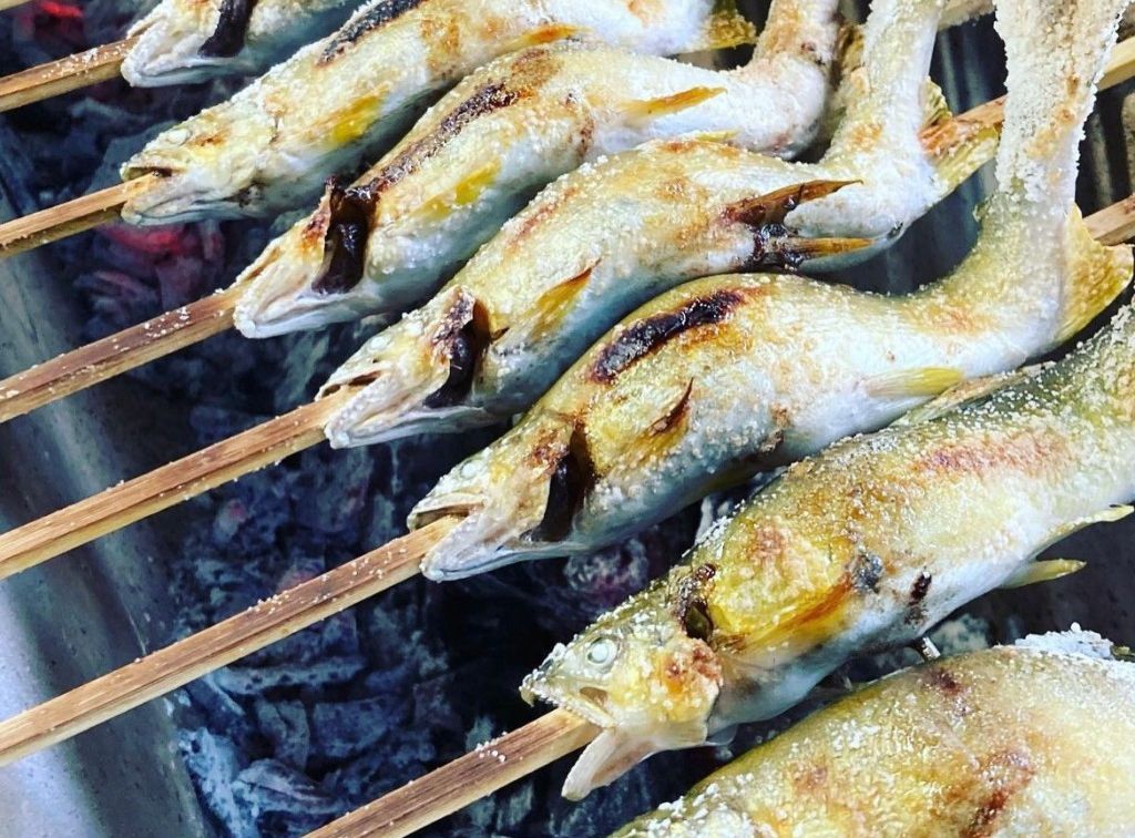 鮎の塩焼き