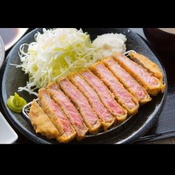 霜降りサーロインの牛とろかつ