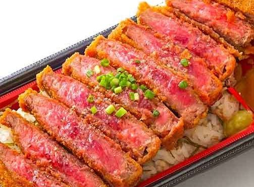 やわらか霜降りサーロインの牛とろかつ重(レギュラー)