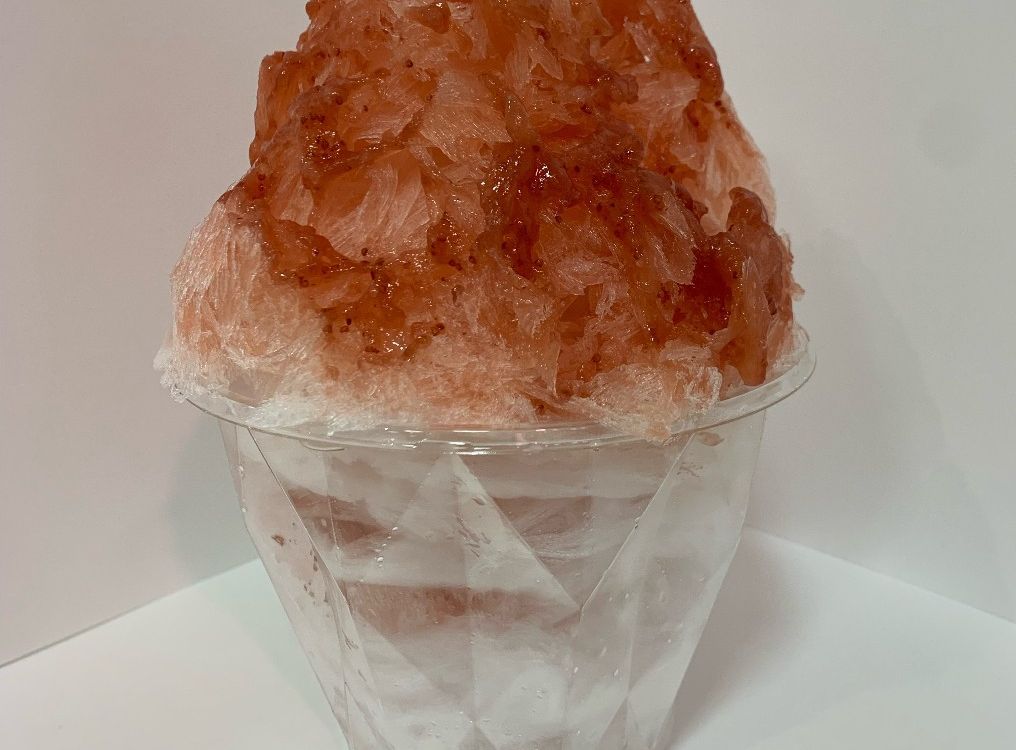 日光天然氷のかき氷　とちおとめ