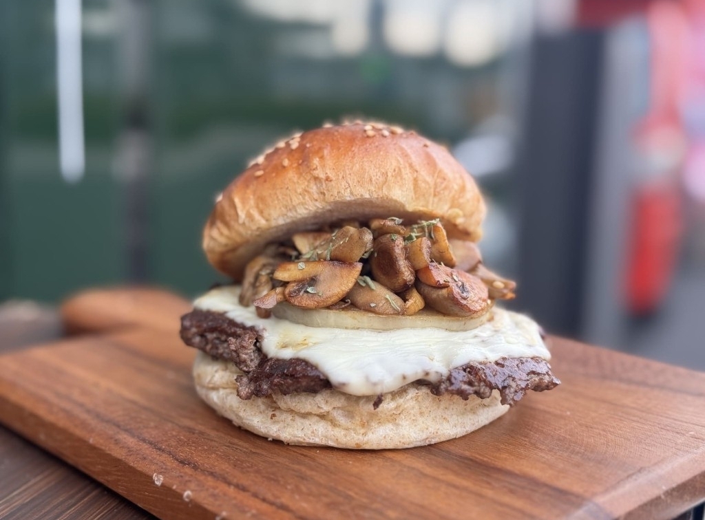 千葉焦がし醤油きのこバーガー