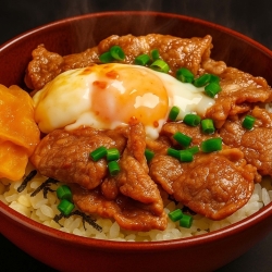 温玉牛カルビ丼