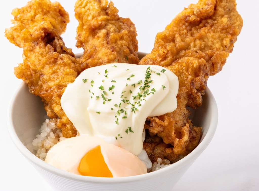 温玉チーズ鳥天丼