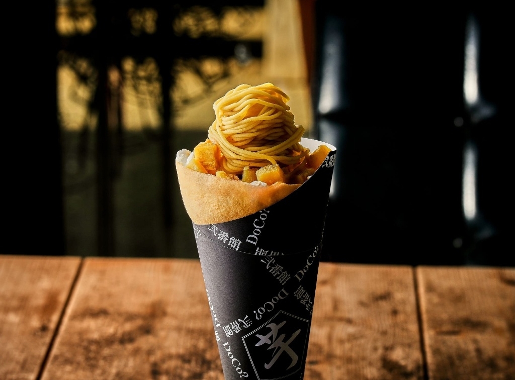 やきいもモンブラン塩バタークレープ