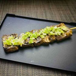 ねぎ塩ハラミステーキ串