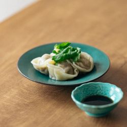 ラムとセロリの水餃子