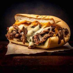 チーズステーキサンドウィッチ