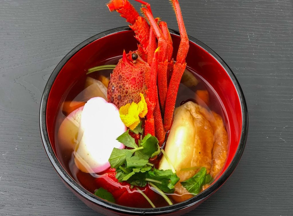 料亭の味 伊勢海老お雑煮/鶏お雑煮