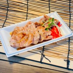 越後もち豚 炭火焼き